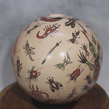 Load and play video in Gallery viewer, Mata Ortiz Pottery - Señor Beto Reyes - Insects &amp; Reptiles
