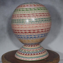 Load and play video in Gallery viewer, Ms. Sofia de Teña - Geometric Pottery with Matching Base - Mata Ortiz
