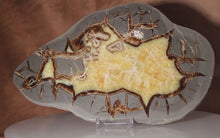 Load and play video in Gallery viewer, Septarian Dragon Stone Geode Cross Section

