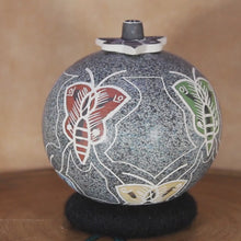 Load and play video in Gallery viewer, Ms. Gabriela Corona Silveira - Butterflies - Mata Ortiz Pottery w/ Lid
