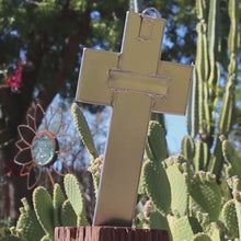 Load and play video in Gallery viewer, Video of Tile &amp; Tin Christian Cross Latin Culture
