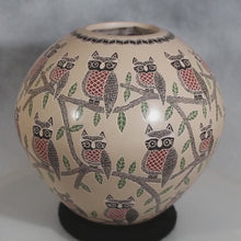 Load and play video in Gallery viewer, Video Mata Ortiz Pottery 30+ Etched Owls
