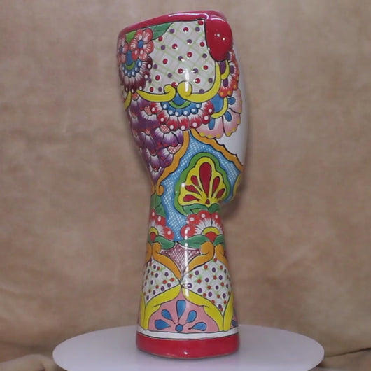 Video of Rare Artist Talavera Mexican Pottery