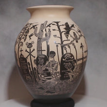 Load and play video in Gallery viewer, Video of Day of the Dead Pottery

