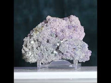 Load and play video in Gallery viewer, Druzy Soft Lavender Grape Agate - Display Quality
