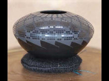 Load and play video in Gallery viewer, Señor Ivan Marin - Black on Black Olla - Mata Ortiz Pottery
