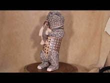 Load and play video in Gallery viewer, Señor Tomas Quintana - Bear w/ Fish - Mexican Mata Ortiz Pottery
