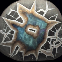 Load image into Gallery viewer, Septarian Geode - Nebula Dark Calcite Crystalization
