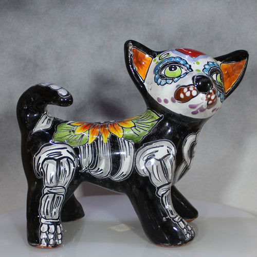 Chihuahua Dog Figure Talavera Mexican Pottery