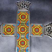 Load image into Gallery viewer, Close-up of Tile Christian Cross
