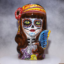 Load image into Gallery viewer, Mystical Maiden Day Dead Mexican Pottery
