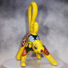 Load image into Gallery viewer, Front view of Talavera Yellow Monkey 

