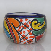 Load image into Gallery viewer, Talavera Flower Pottery | Bright Colors on White | Mexico Folk Art SW Floral Design
