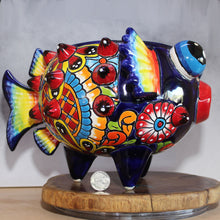 Load image into Gallery viewer, Señor Garardo Garcia - Signed Puffer Fish - Talavera Mexican Folk Art
