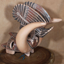 Load image into Gallery viewer, Bird on Skull - 2024 Award Winner - Mata Ortiz Cultural Folk Art
