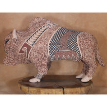 Load image into Gallery viewer, Wild Bison / Buffalo - Mata Ortiz Pottery - Señor Tomas Quintana
