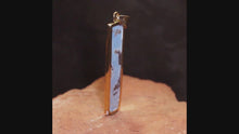 Load and play video in Gallery viewer, Aztec Lapis Pendant Charles Albert Jewelry Alchemia Gold
