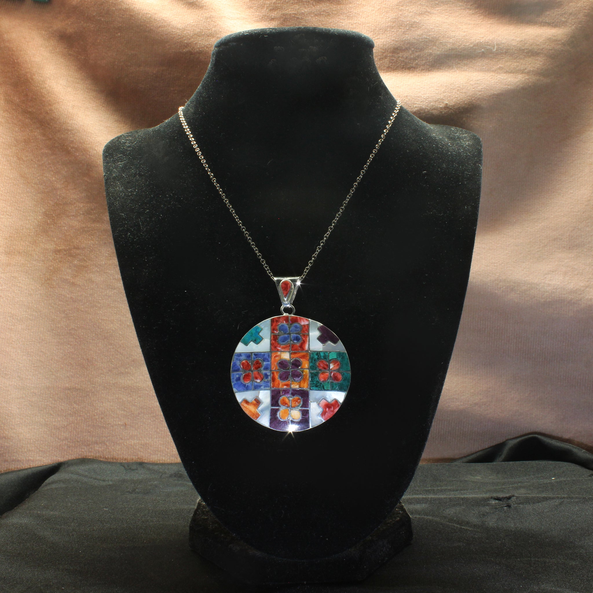 Inca Shield Pendant - Peruvian Original