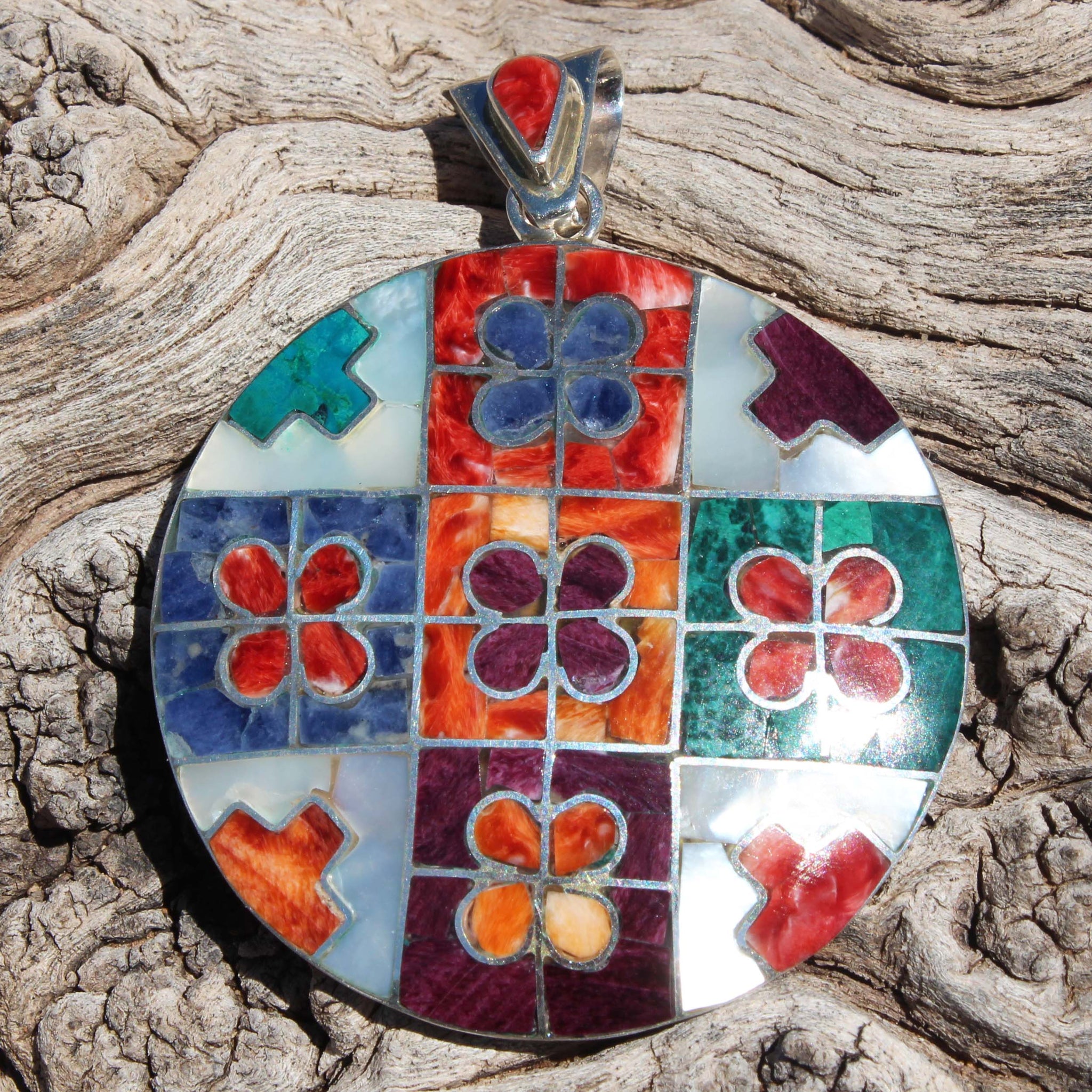 Inca Shield Pendant - Peruvian Original