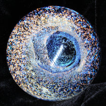 Load image into Gallery viewer, Borosilicate Glass Marble Orb - Kevin O&#39;Grady - Vortex Dichroism - Desert Buckeye Gallery
