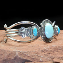 Load image into Gallery viewer, Campito &amp; Kingman Turquoise Cuff - Desert Buckeye Gallery
