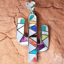 Load image into Gallery viewer, Pachamama Incan Cactus Jewelry Pendant Chakana
