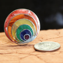 Load image into Gallery viewer, Peruvian Rainbow Ring - Urin Huanca Studios.
