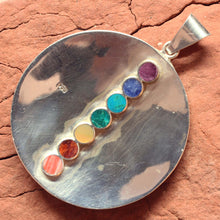 Load image into Gallery viewer, Incan Earrings &amp; Pendant - Turquoise &amp; Sterling Silver - Urin Huanca Peruvian Fine Jewelry.
