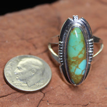 Load image into Gallery viewer, Sterling Silver Ring Turquoise
